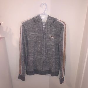 Victoria Secret Pink Marl Floral zip-up